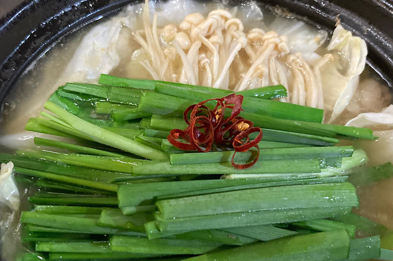 スープたっぷりもつ鍋