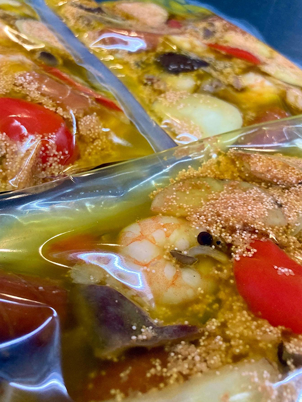 明太アヒージョ